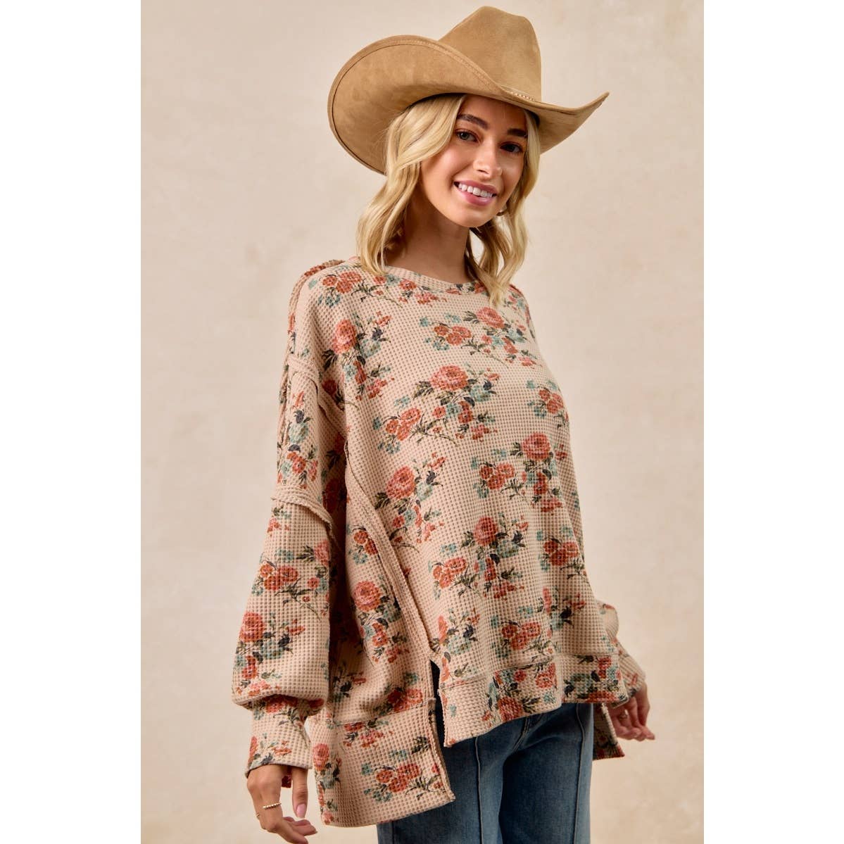 Floral Oversized Sweatshirt