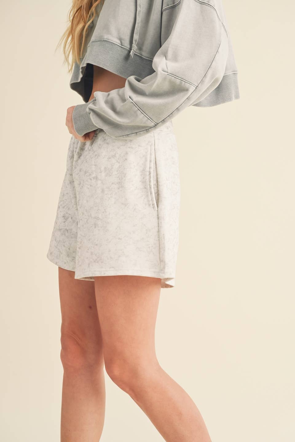 Brush-Soft High Waisted Sweat Shorts