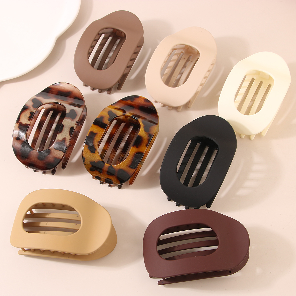 Oval Flat Hair Clip