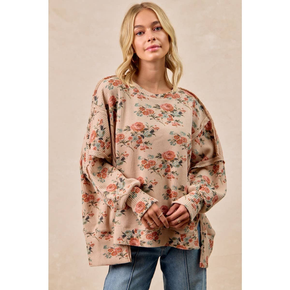 Floral Oversized Sweatshirt