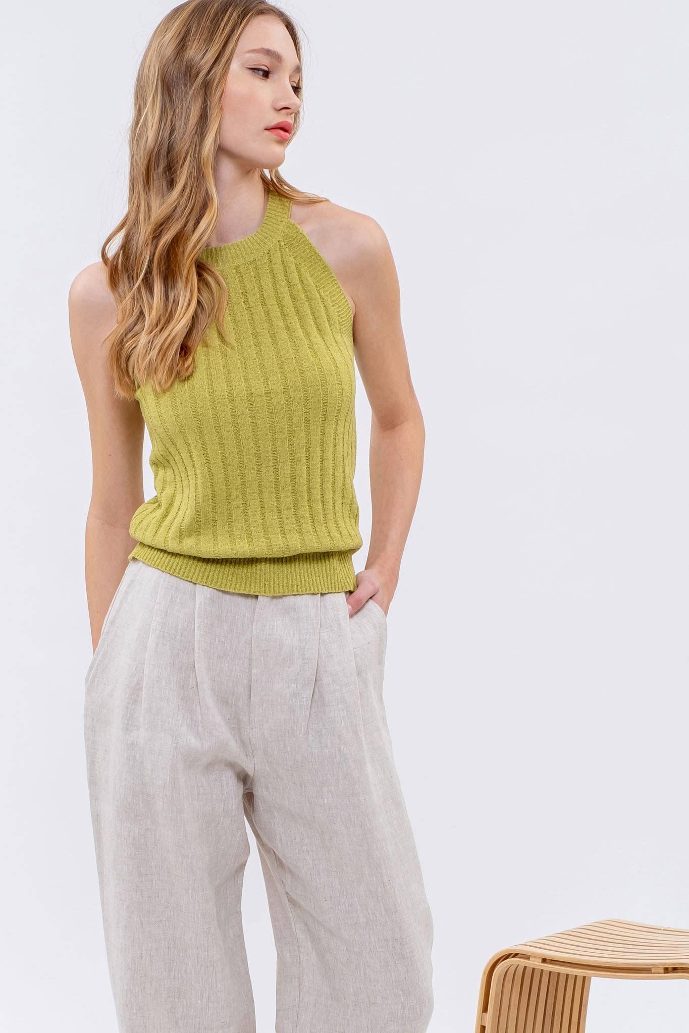 Halter Crochet Tank Top