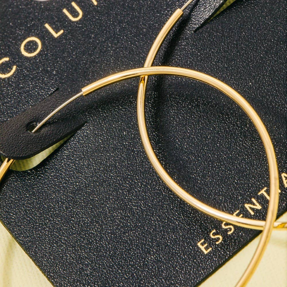 Thin Hoop Earrings