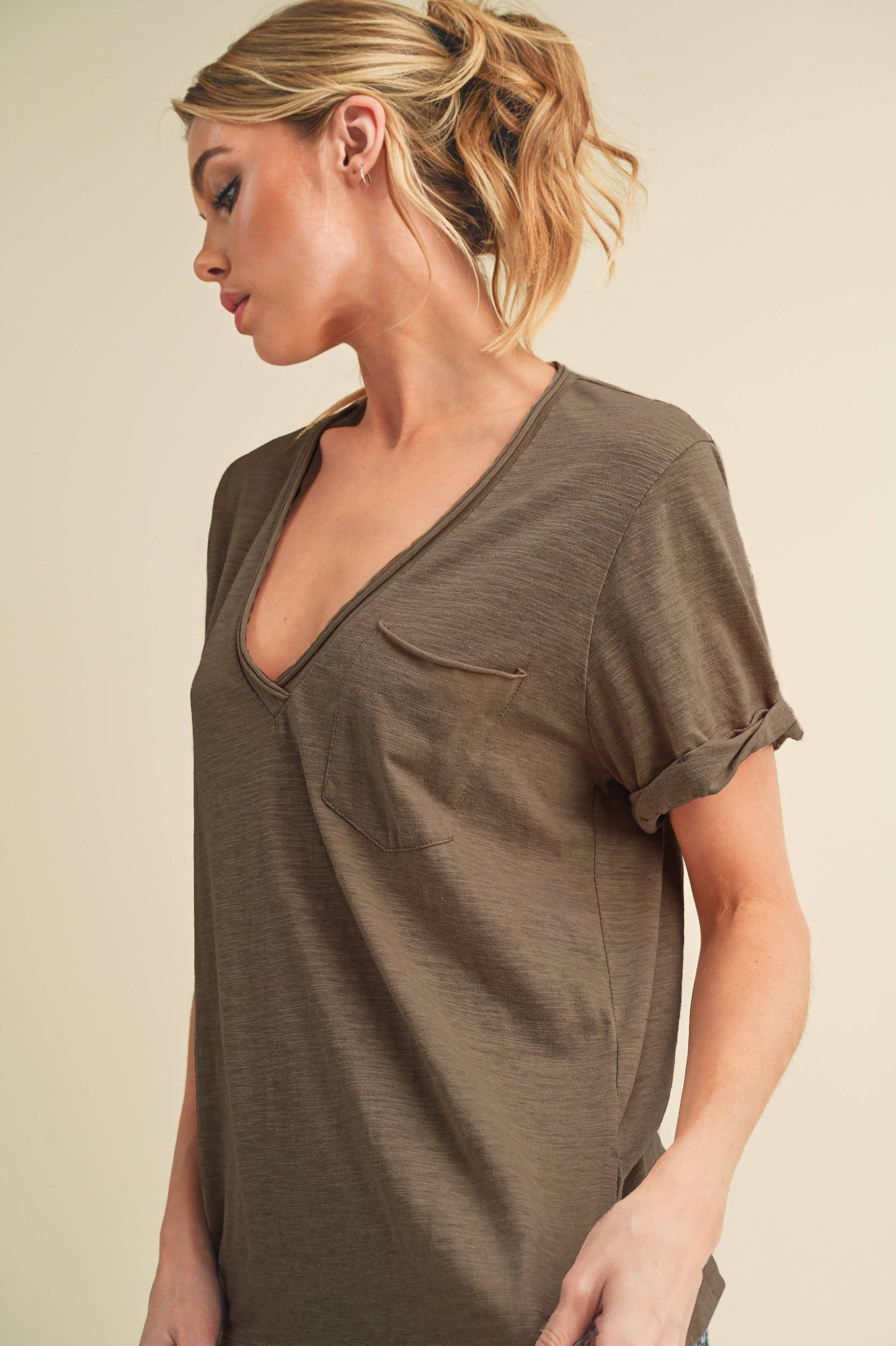 Zoie Ruffle Top