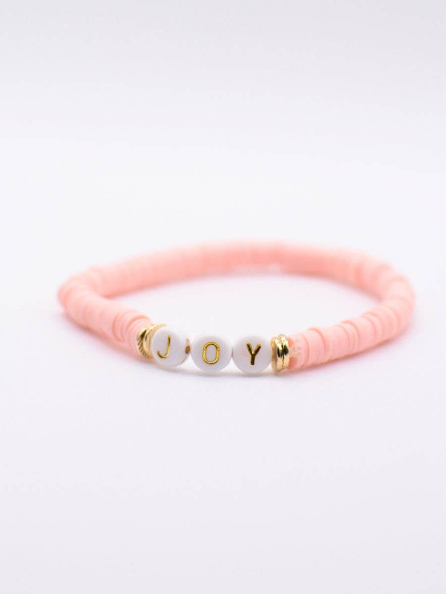 Inspirational Word Bracelet – Courage, Faith jewelry, Joy