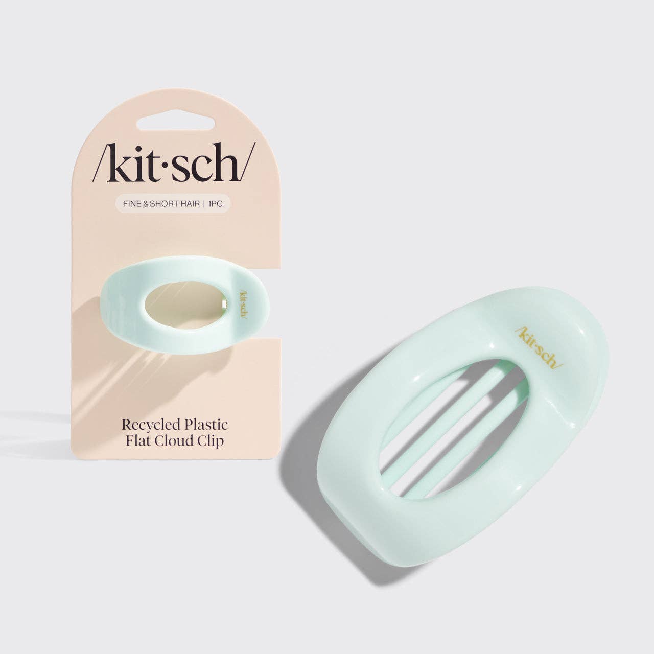 Small Flat Cloud Clip - Sage Leaf