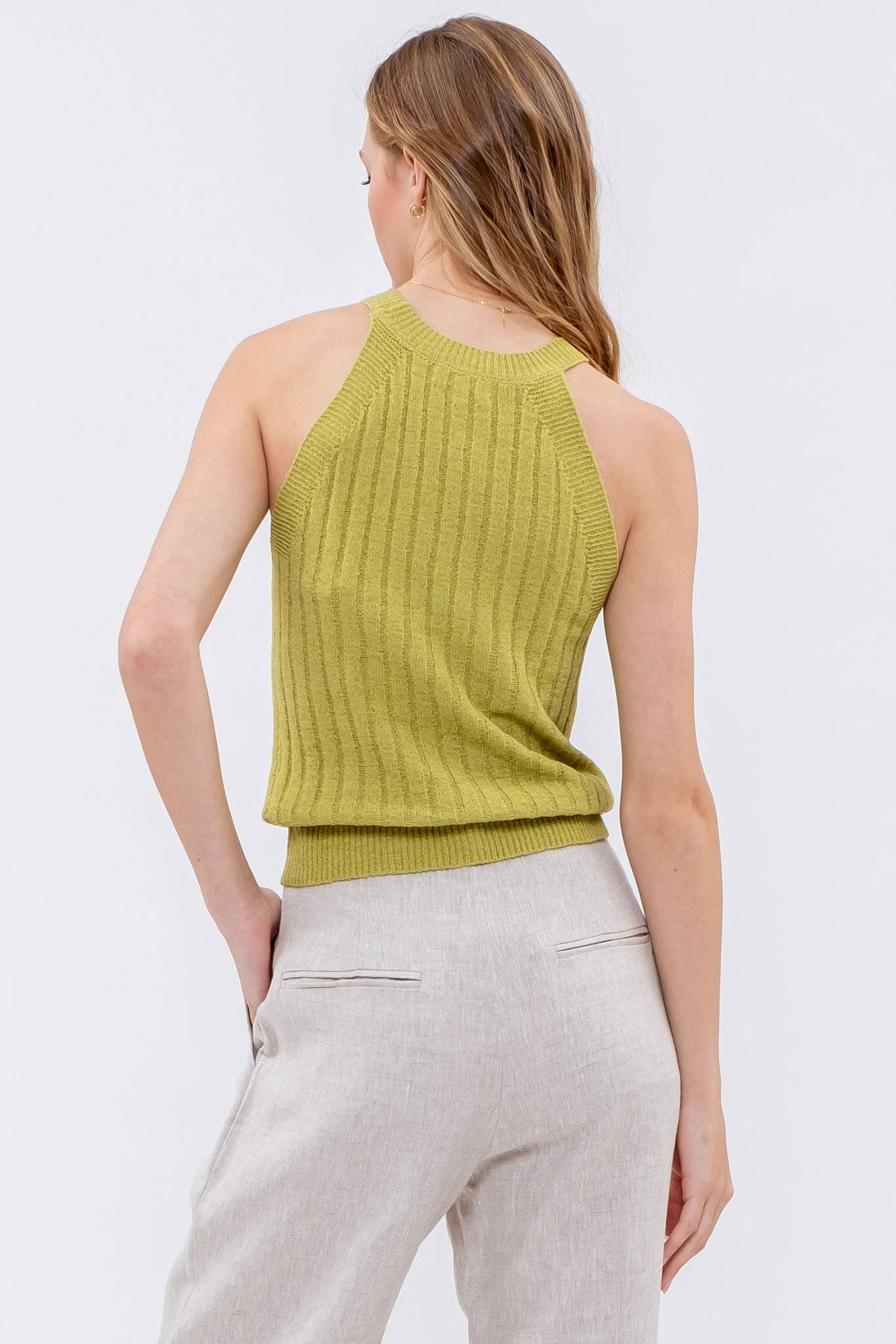 Halter Crochet Tank Top
