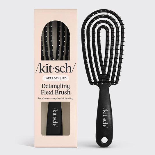 Kitsch Detangling Flexi Brush - Black