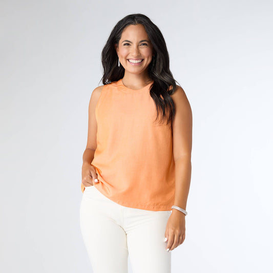 Sleeveless with Button-up Back