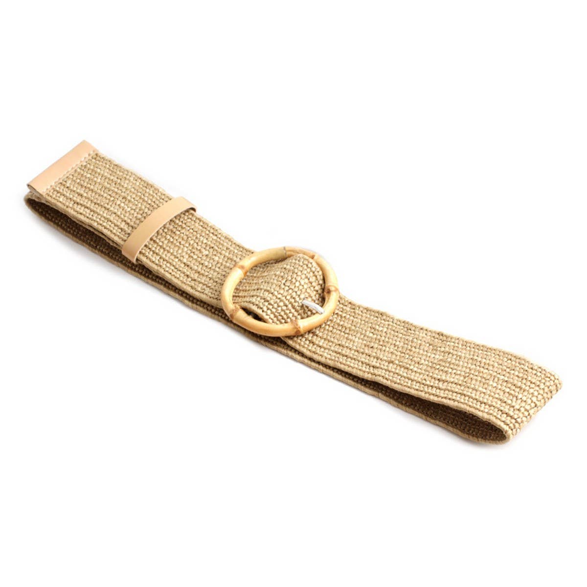 Round Buckle Fashion Stretch Belt