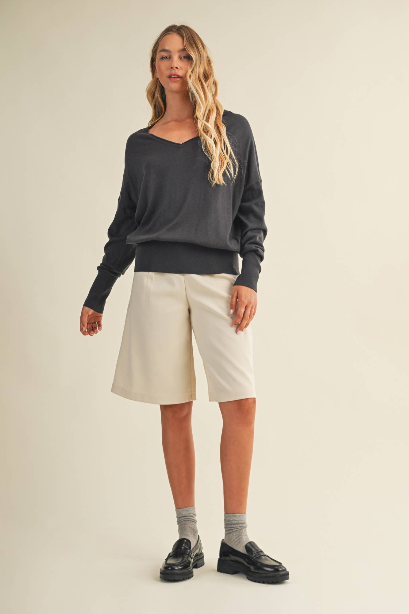 V-Neck Sweater Top