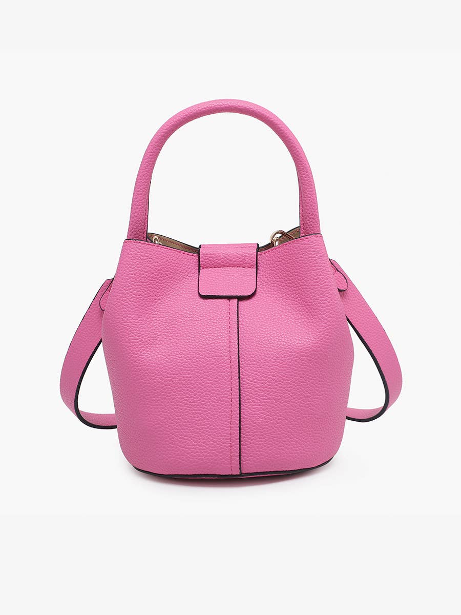 Farrah Bucket Bag w/ Top Handle & Inner Bag