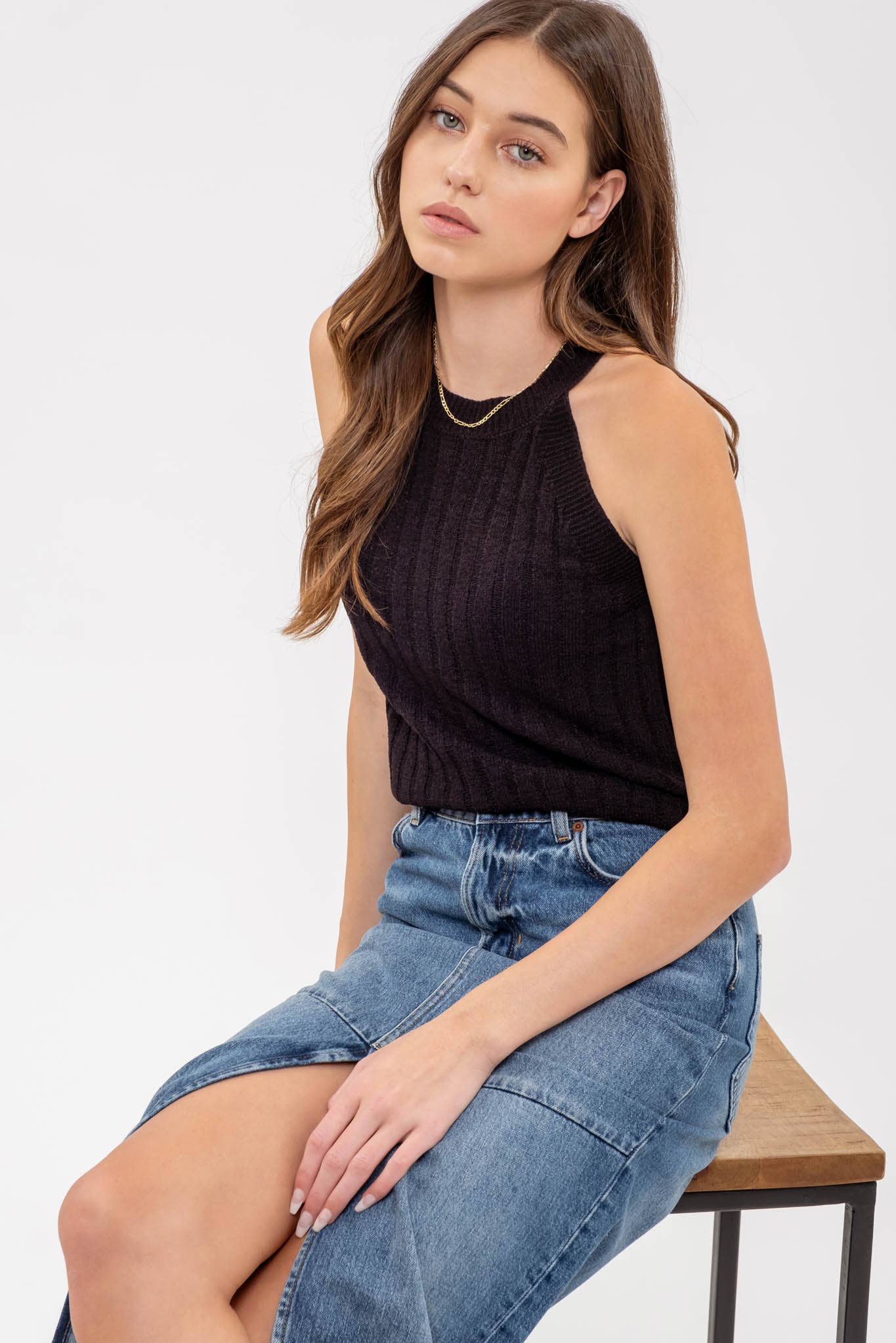 Halter Crochet Tank Top